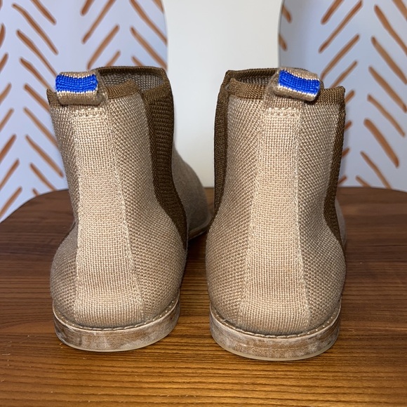 Rothy’s The Merino Wool Chelsea Ankle Boot in Chestnut Brown size 9.5 - Picture 7 of 15